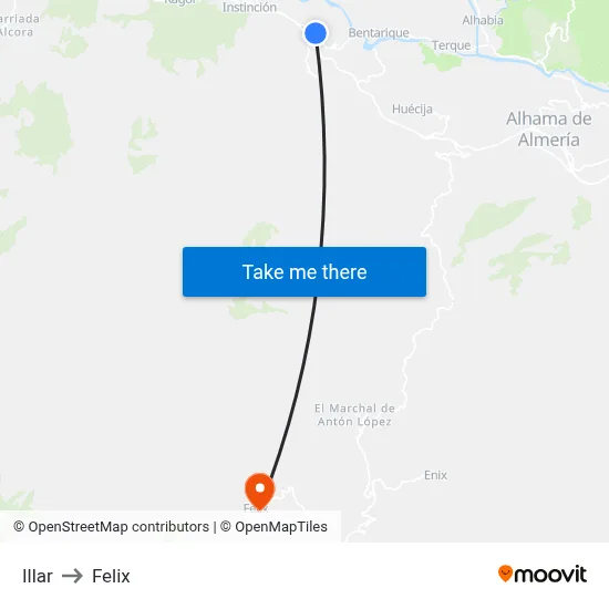 Illar to Felix map