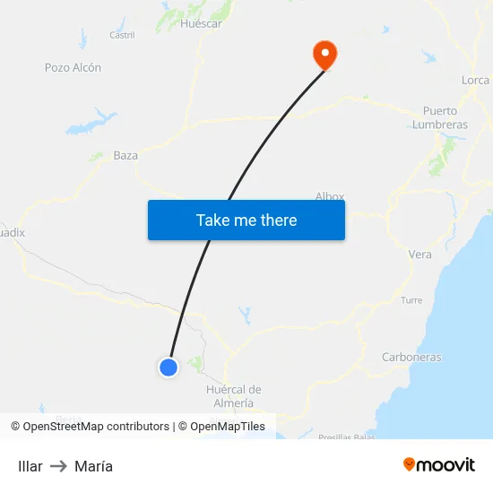 Illar to María map