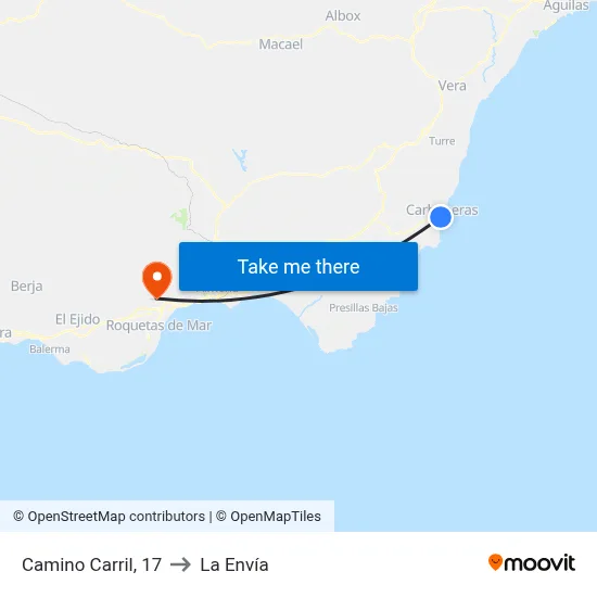 Camino Carril, 17 to La Envía map