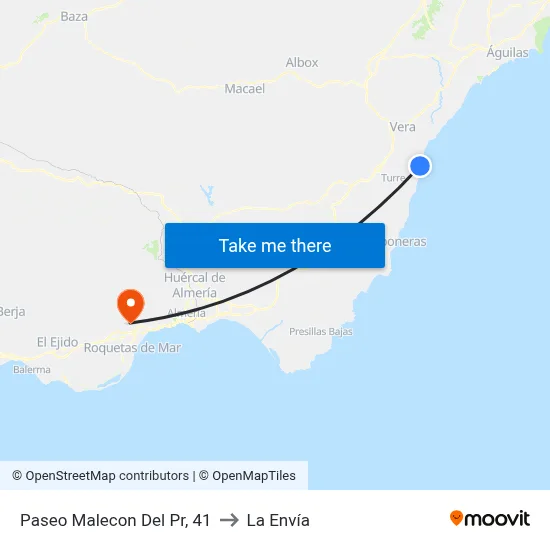 Paseo Malecon Del Pr, 41 to La Envía map