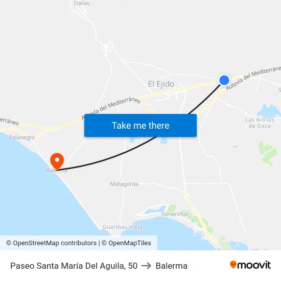 Paseo Santa María Del Aguila, 50 to Balerma map