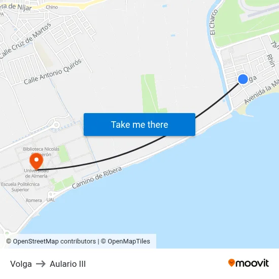 Volga to Aulario III map