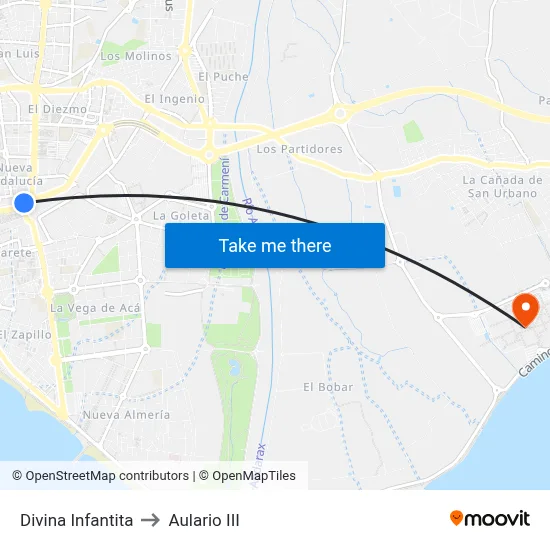 Divina Infantita to Aulario III map