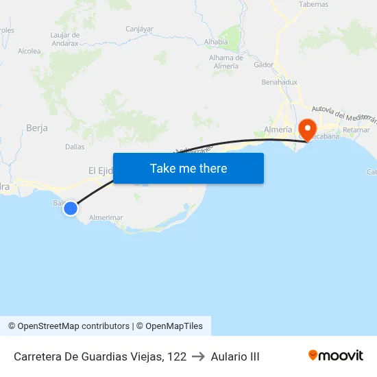 Carretera De Guardias Viejas, 122 to Aulario III map