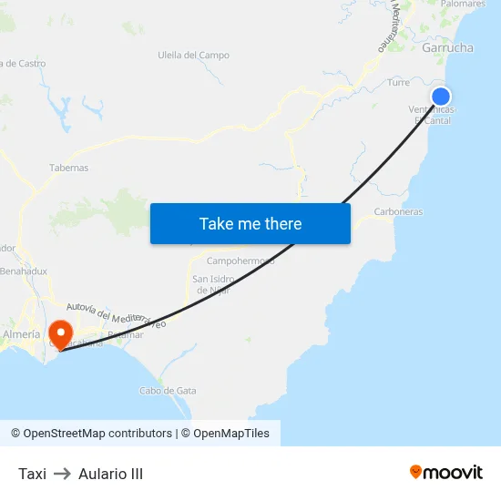 Taxi to Aulario III map