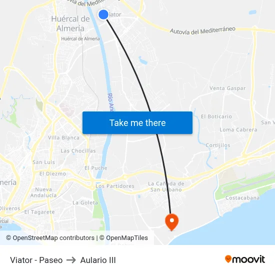 Viator - Paseo to Aulario III map