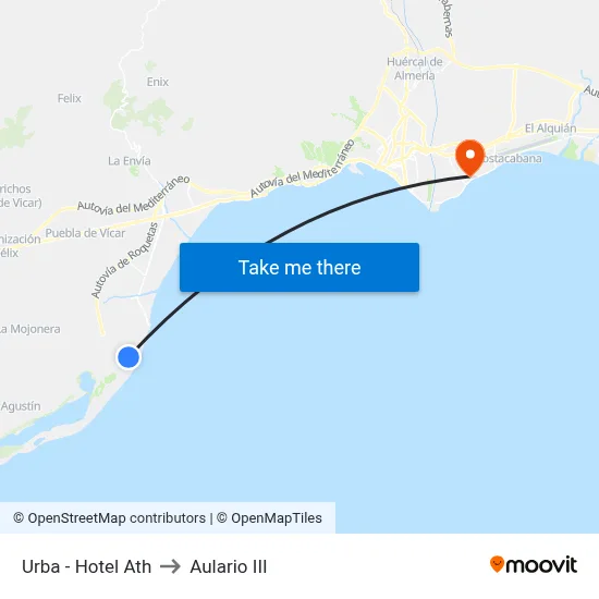Urba - Hotel Ath to Aulario III map