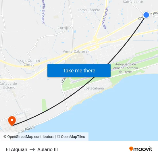 El Alquian to Aulario III map