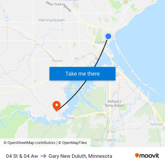 04 St & 04 Aw to Gary New Duluth, Minnesota map