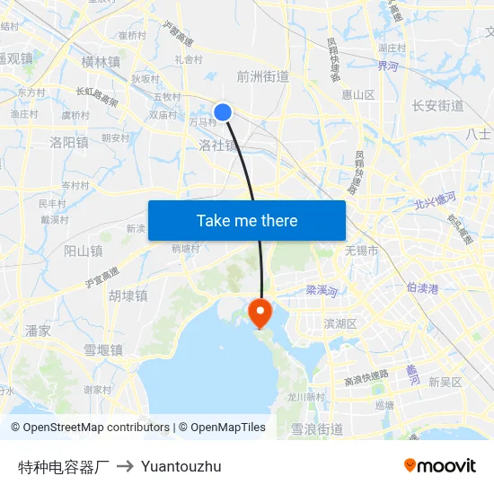 Special Capacitor Factory to Yuantouzhu map