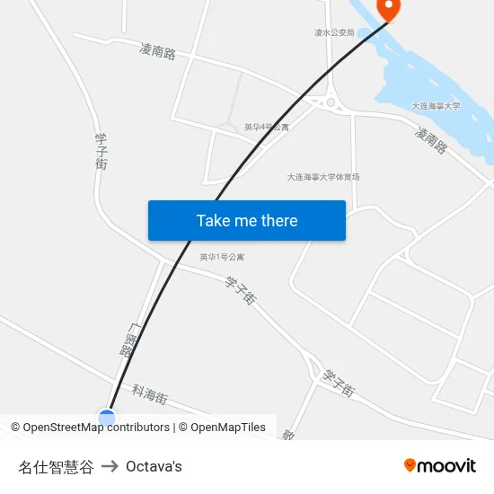 Mingshi Smart Valley to Octava's map