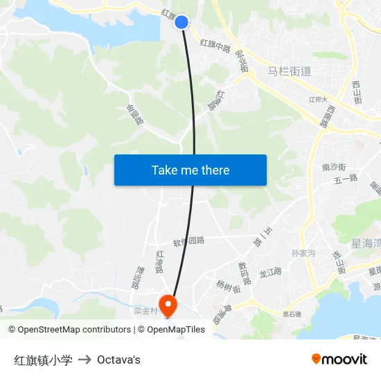 Hongqi Town Primary School to Octava's map
