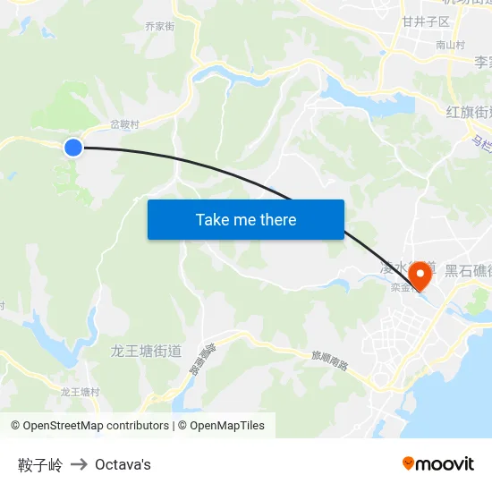 Anziling to Octava's map