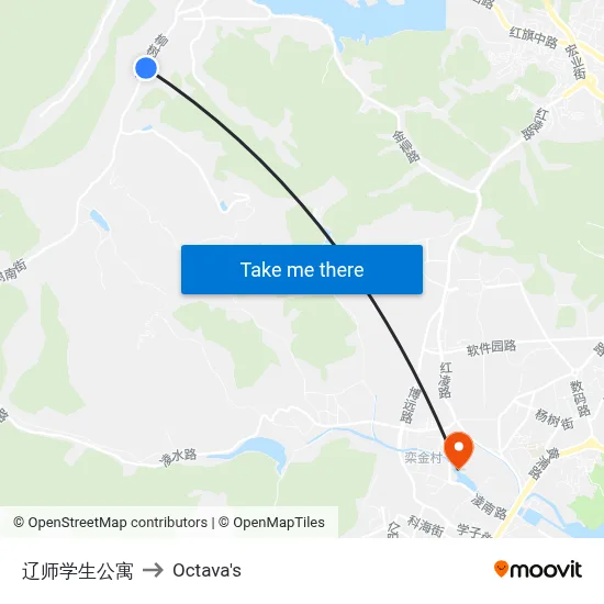 Liaoshi Student Apartments to Octava's map