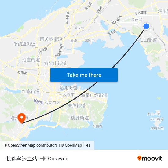 Long-Distance Bus Station 2 to Octava's map