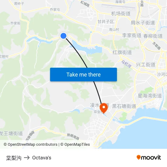 Tang Li Gou to Octava's map