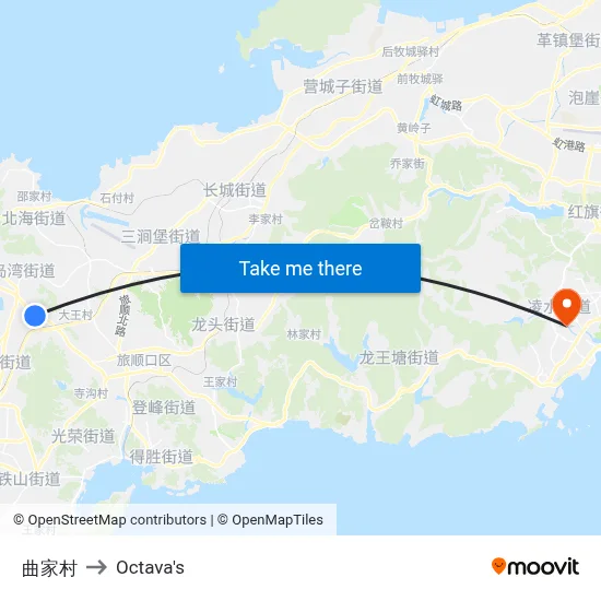 Qu Family Village to Octava's map