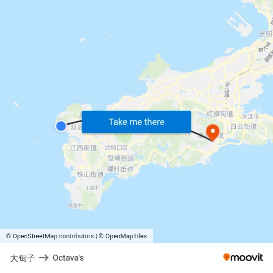 Dadian to Octava's map