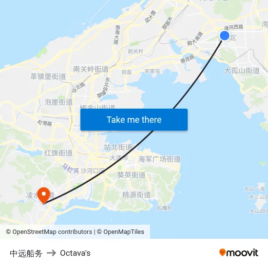 COSCO Shipping to Octava's map