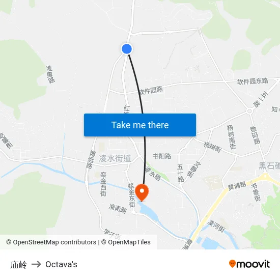 Miaoting to Octava's map