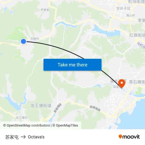 Sujiatun to Octava's map