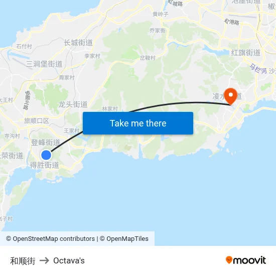 Heshun Street to Octava's map