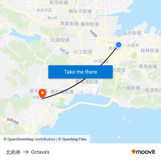 Beigang Bridge to Octava's map