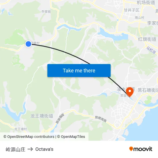 Lingyuan Mountain Villa to Octava's map