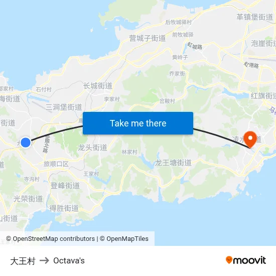 Dawang Village to Octava's map