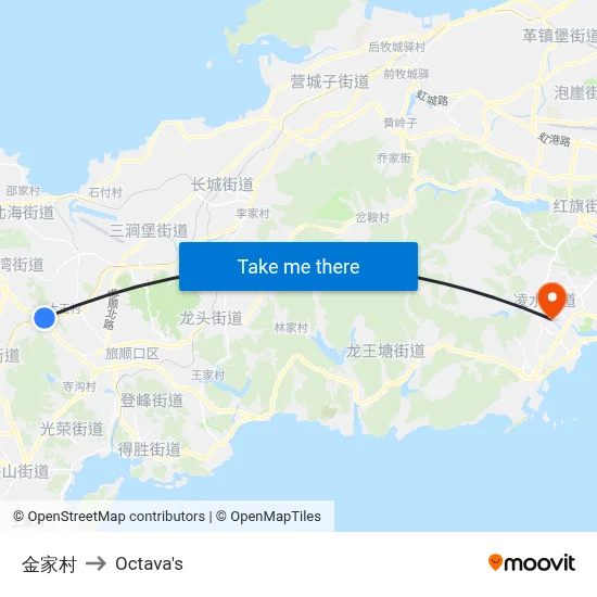 Jin Family Village to Octava's map