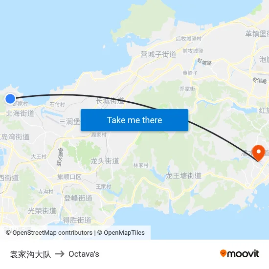 Yuanjiagou Brigade to Octava's map