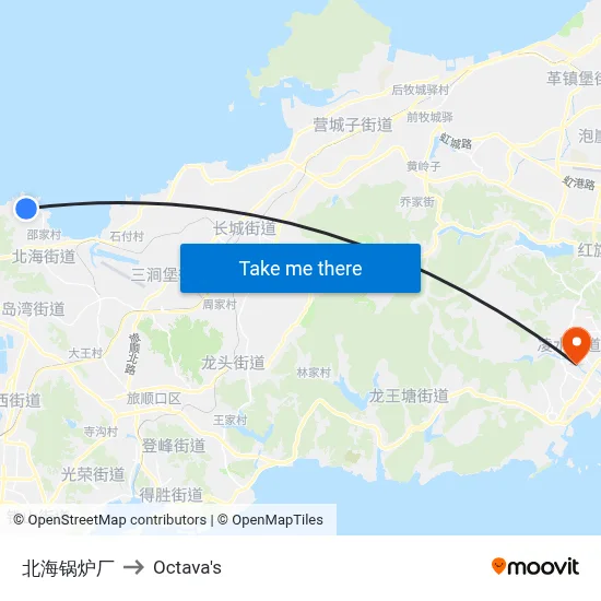 Beihai Boiler Factory to Octava's map
