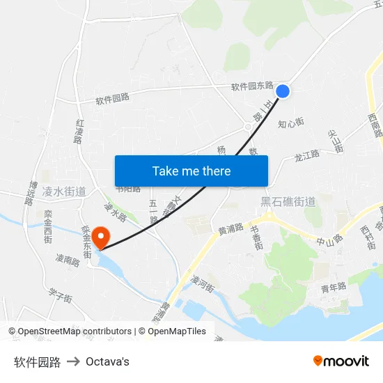 Software Park Road to Octava's map