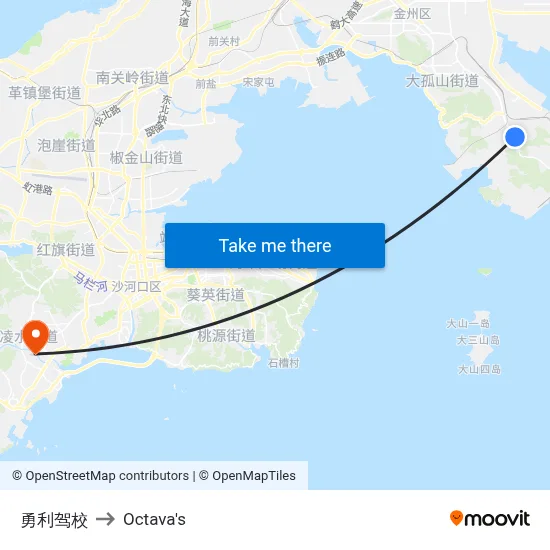 Yongli Driving School to Octava's map
