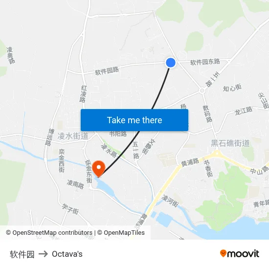 Software Park to Octava's map