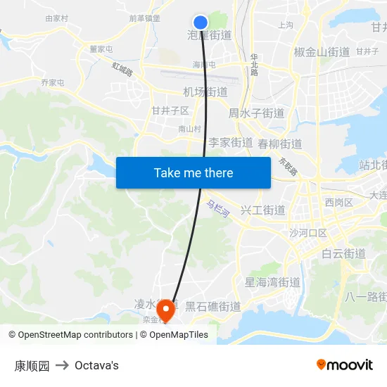 Kangshun Garden to Octava's map