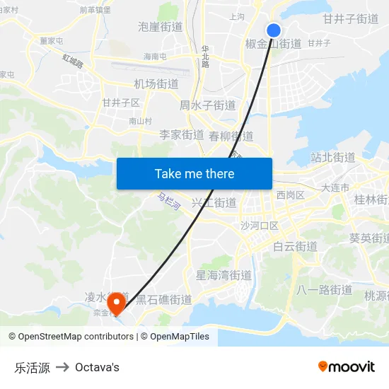 Lehuo Yuan to Octava's map