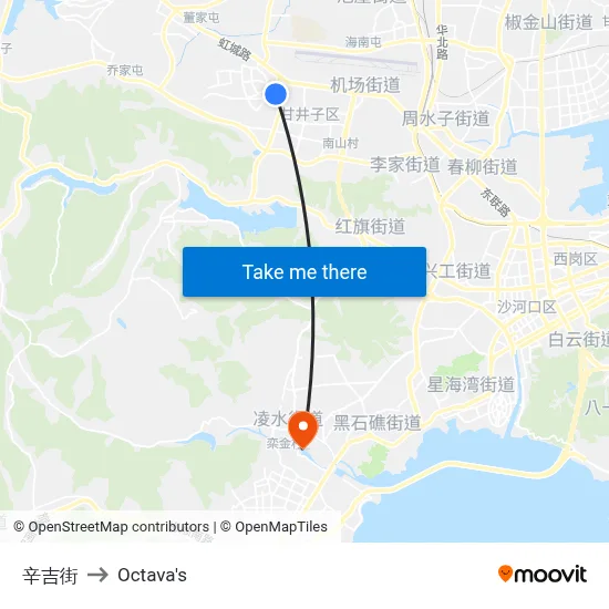 Xinji Street to Octava's map