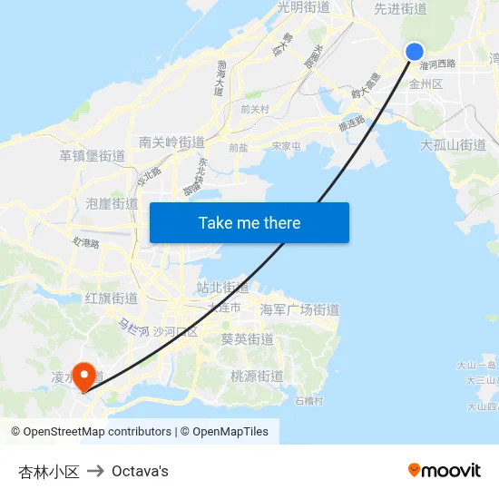 Xinglin Community to Octava's map