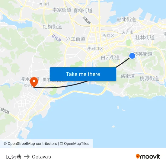 Minyun Lane to Octava's map