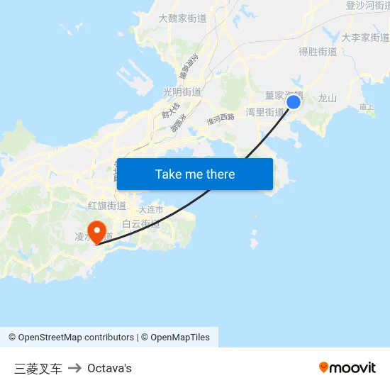 Mitsubishi Forklift to Octava's map