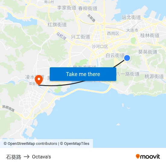 Shikui Road to Octava's map