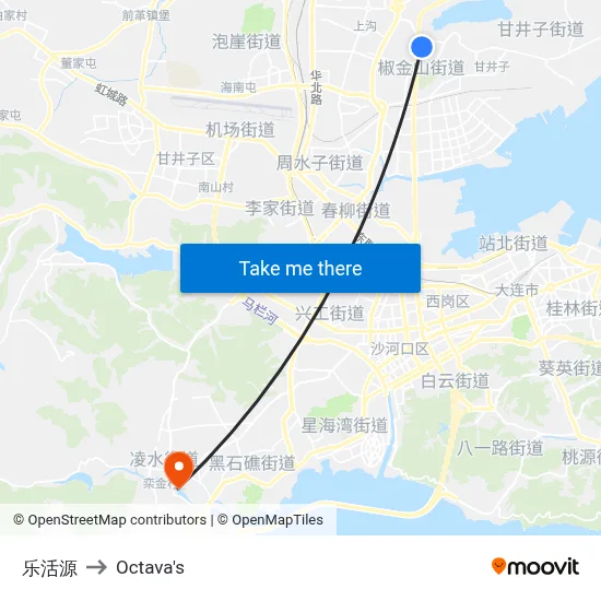 Lehuo Yuan to Octava's map