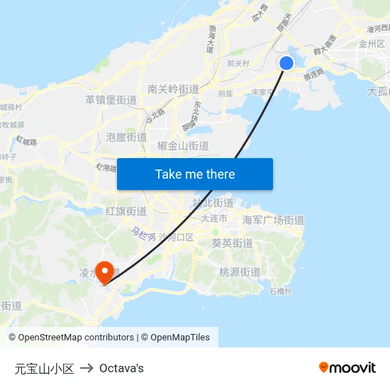 Yuanbaoshan Quarter to Octava's map
