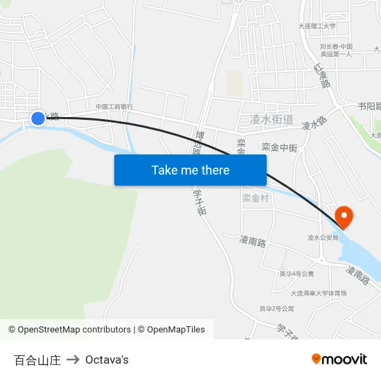 Baihe Villa to Octava's map