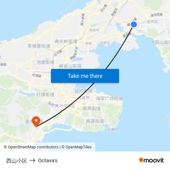 Xishan Residential Complex to Octava's map