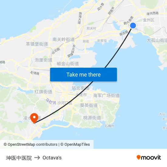 Kunyi Traditional Chinese Medicine Hospital to Octava's map