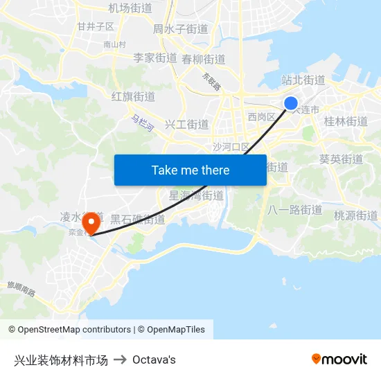 Xingye Decoration Materials Market to Octava's map
