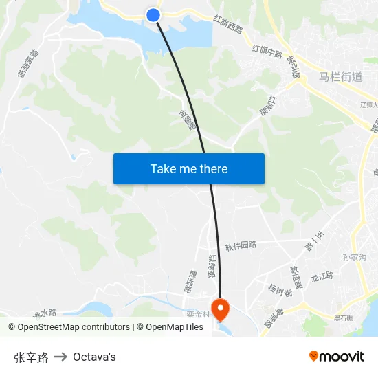 Zhang Xin Road to Octava's map