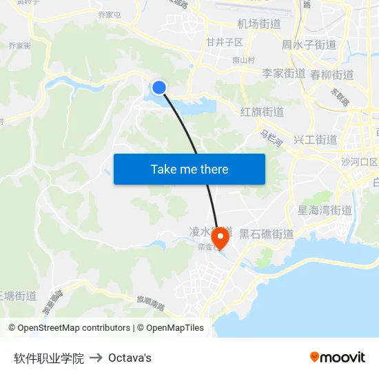 Software Vocational College to Octava's map